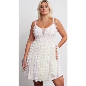 Torrid pink ombre fairy dress costume 1X 14-16 plus size Halloween NWT